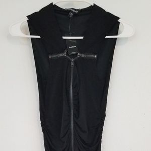 Bebe zip-up dress